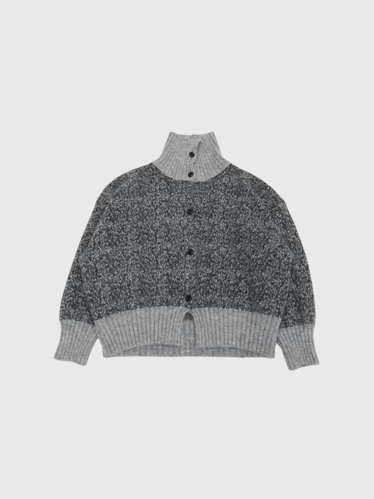 hairy mix turtle knit