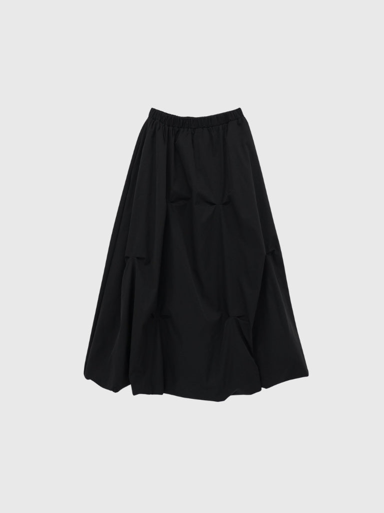 pintuck balloon skirt