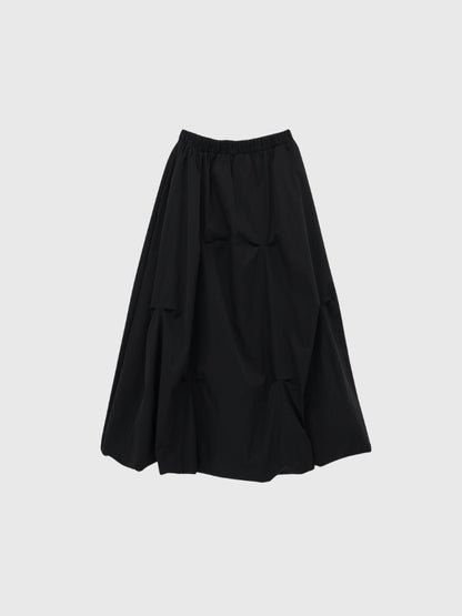 pintuck balloon skirt