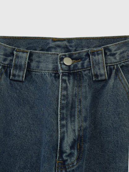 military denim pants