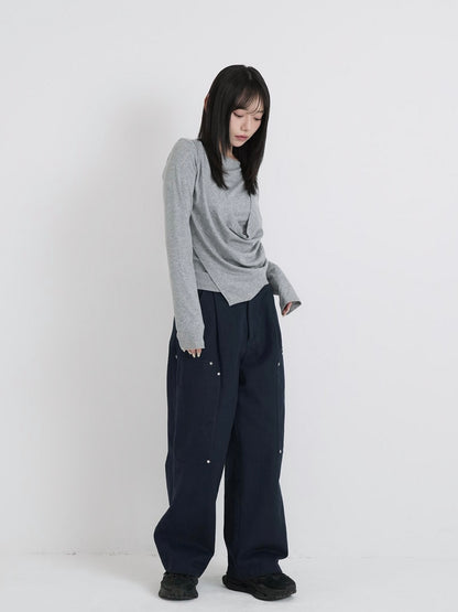 halter drape tops