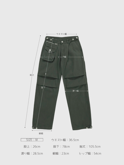 panel pocket cargo pants