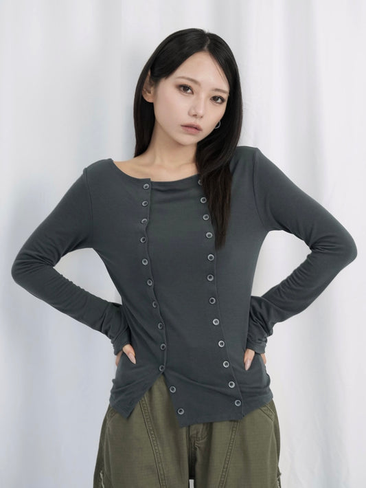 double row button tops