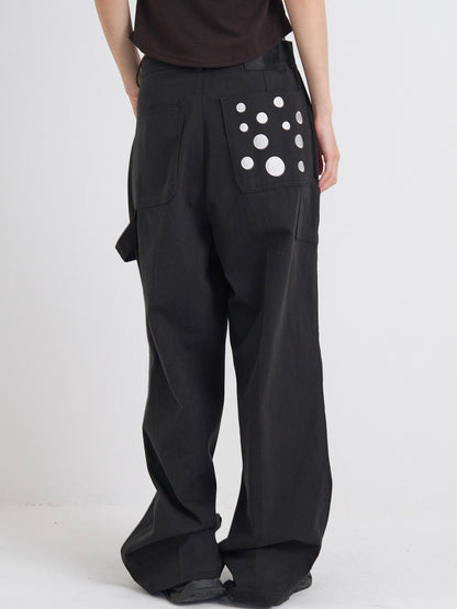 dot pocket pants