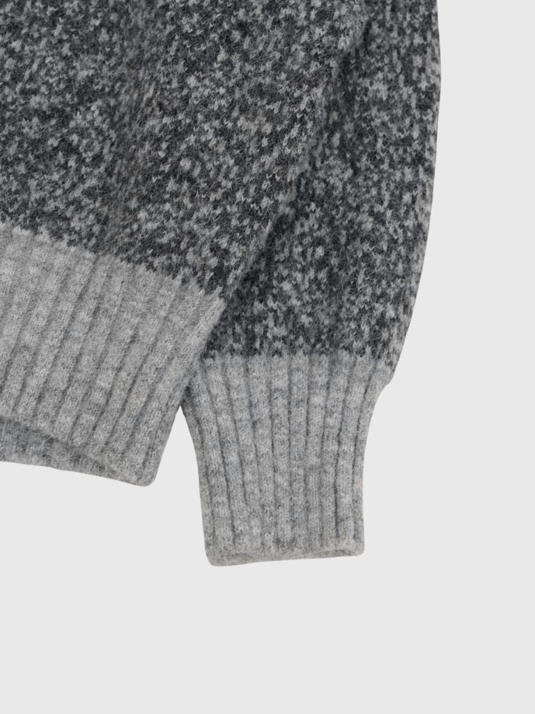 hairy mix turtle knit