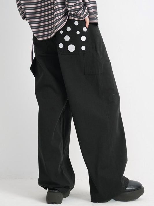 dot pocket pants