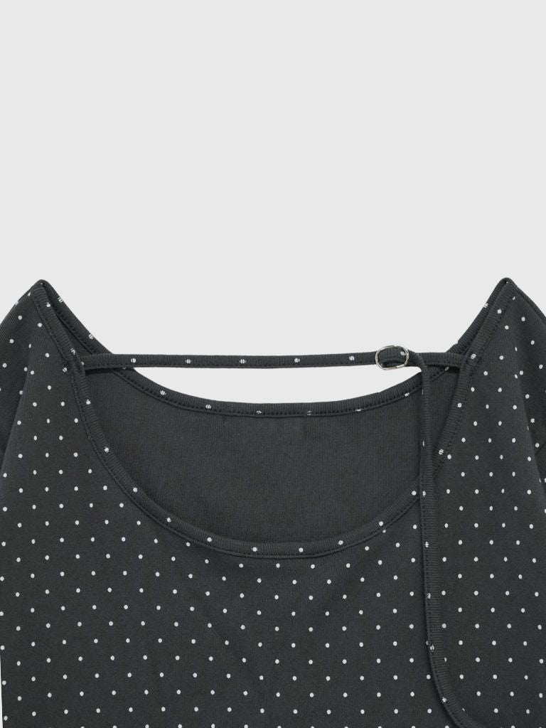 dot strap tops