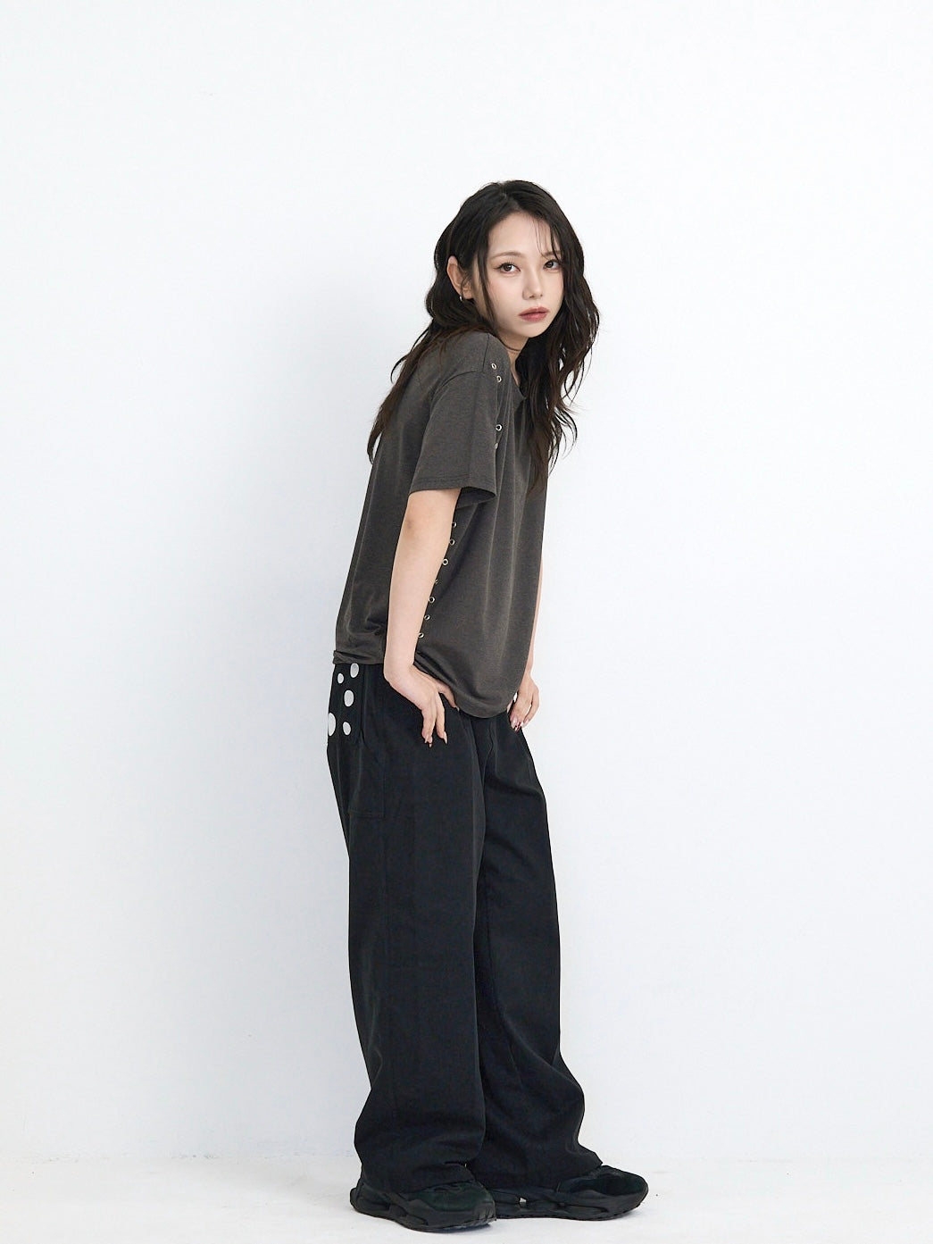 dot pocket pants