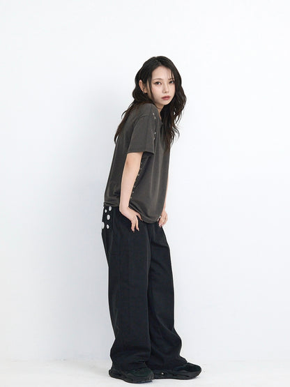 dot pocket pants