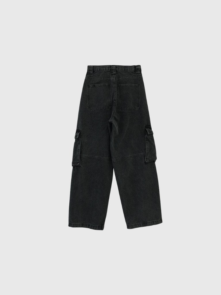 military denim pants
