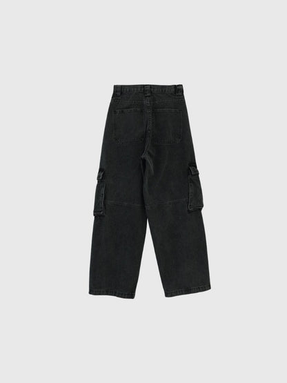 military denim pants