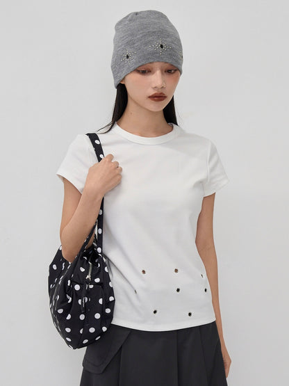 polka dot bag
