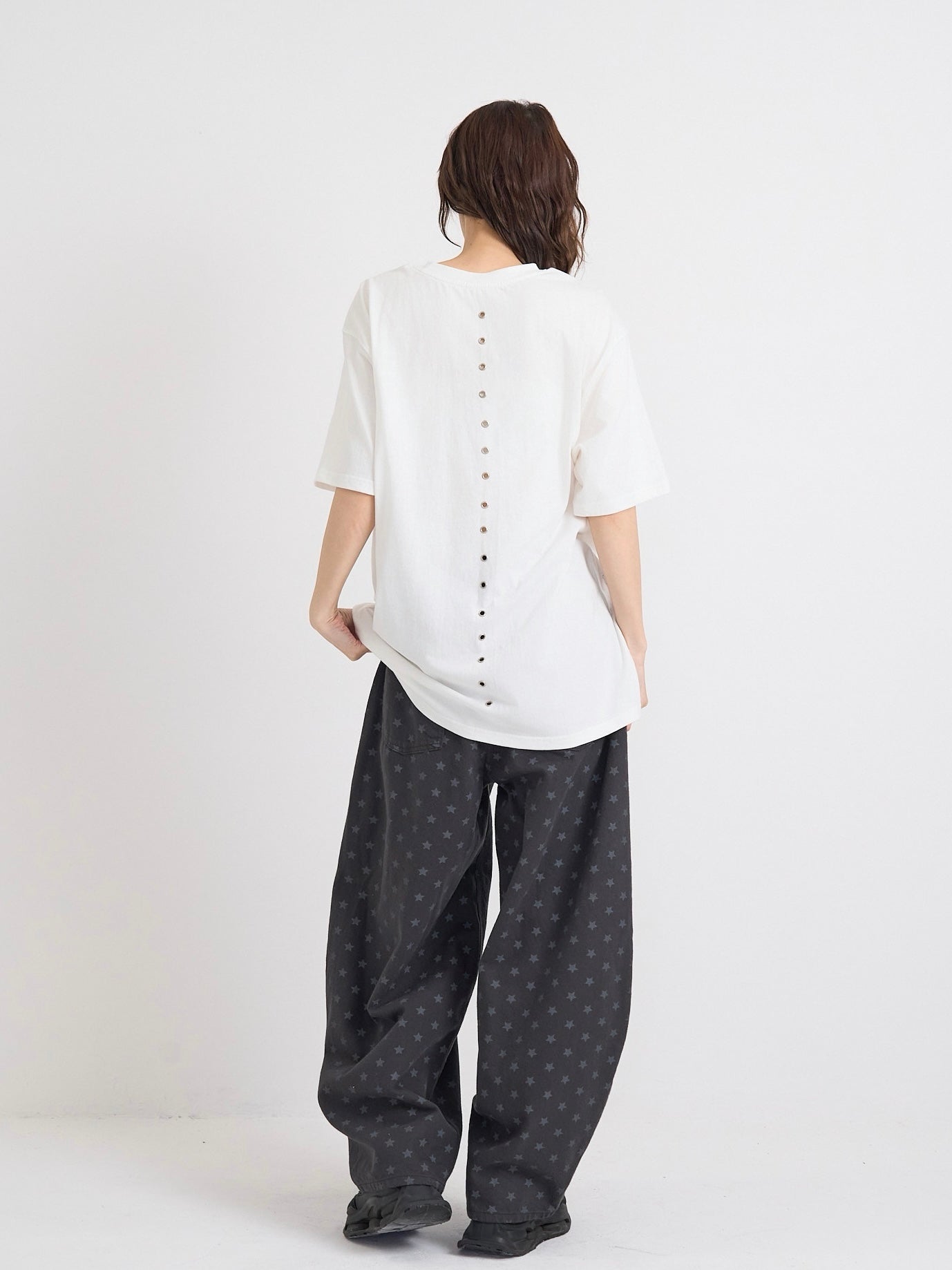 back eyelet line tops