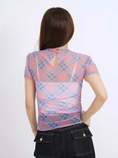 check sheer tops