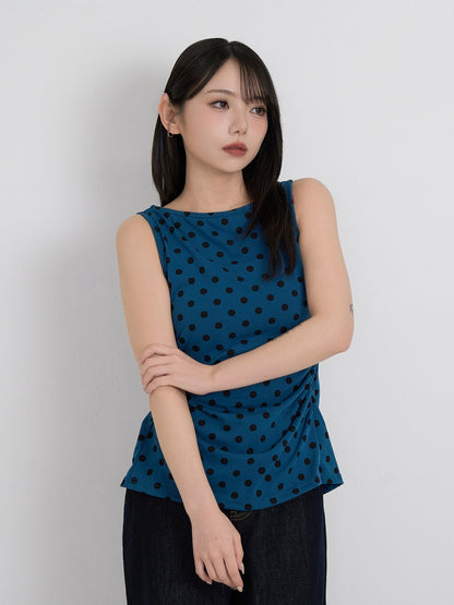 dot back cut out tops
