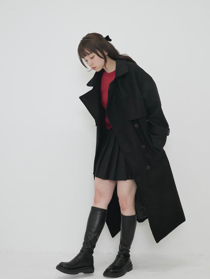 trench wool coat