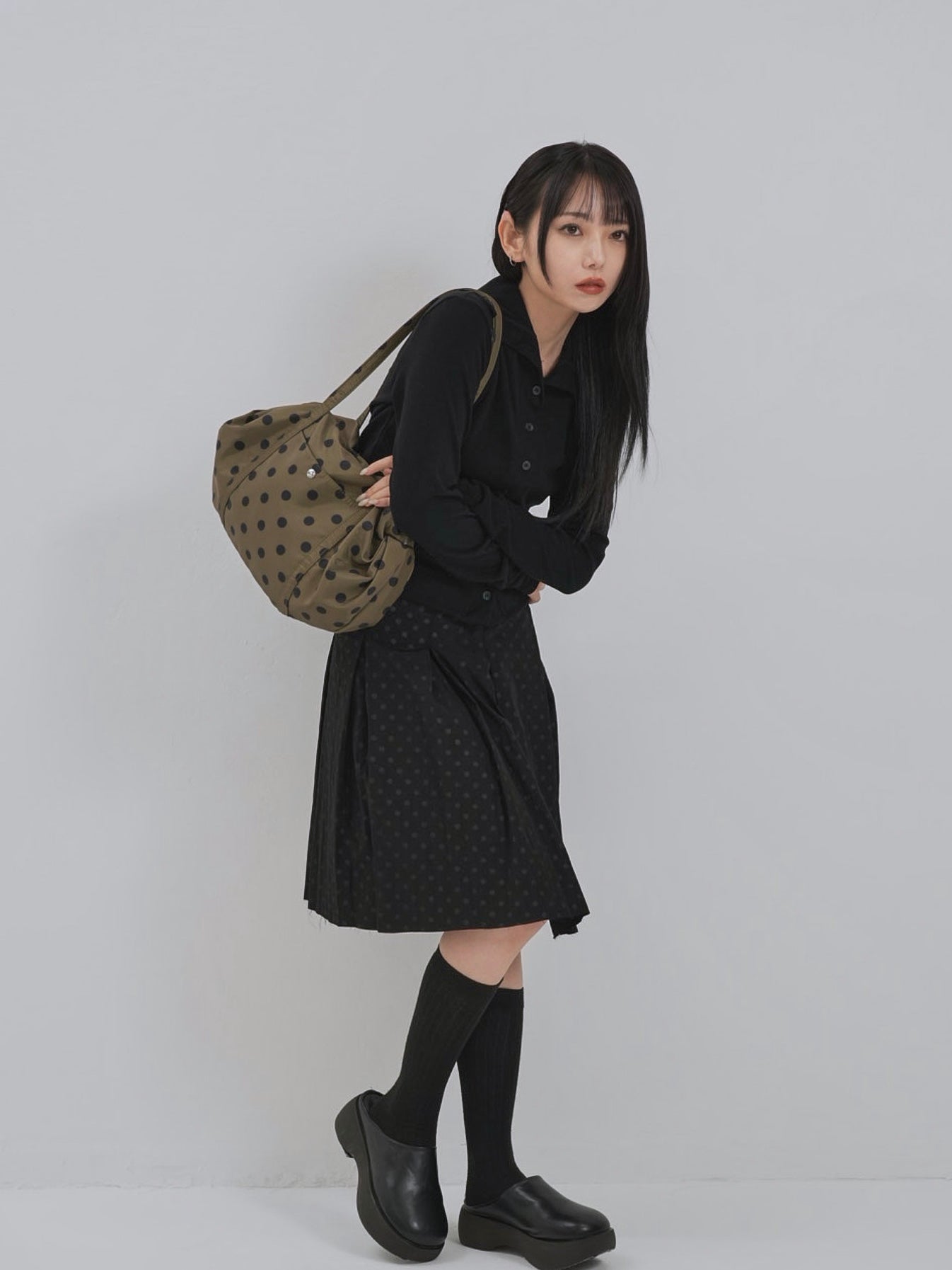 polka dot bag