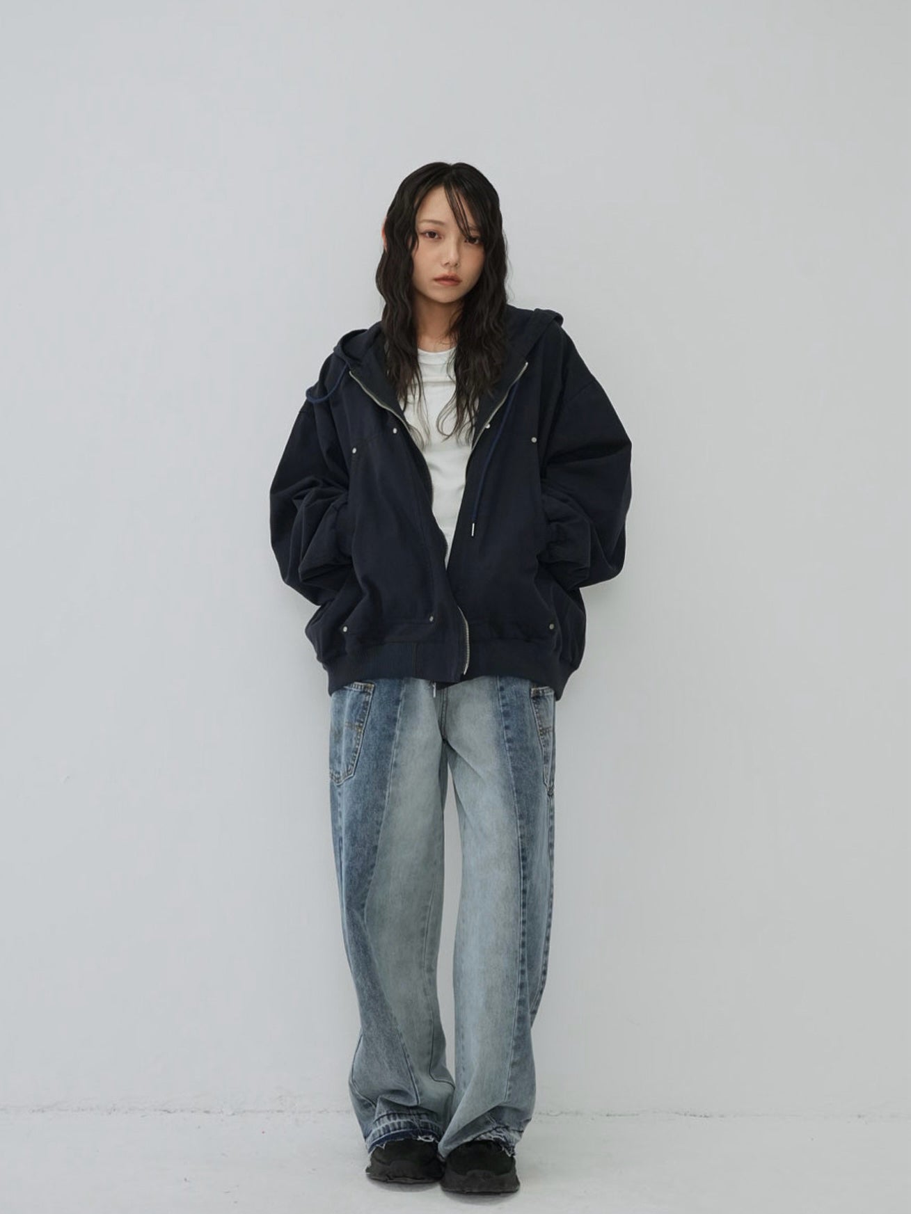 two tone denim