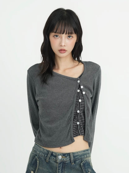 border peek cardigan
