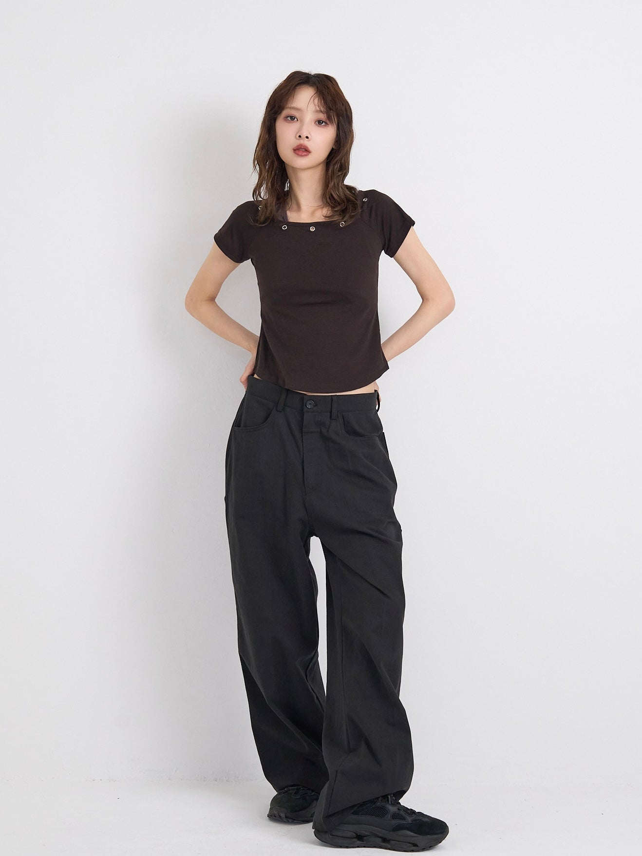 dot pocket pants