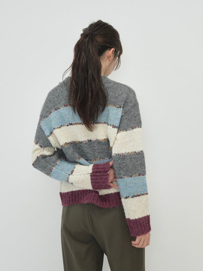 multi border knit