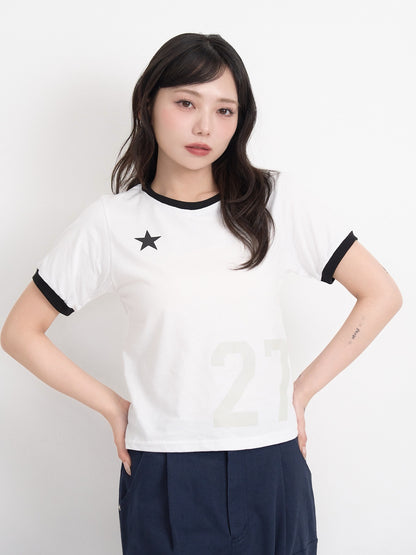 27 star ringer tops