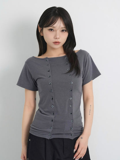 double button tops
