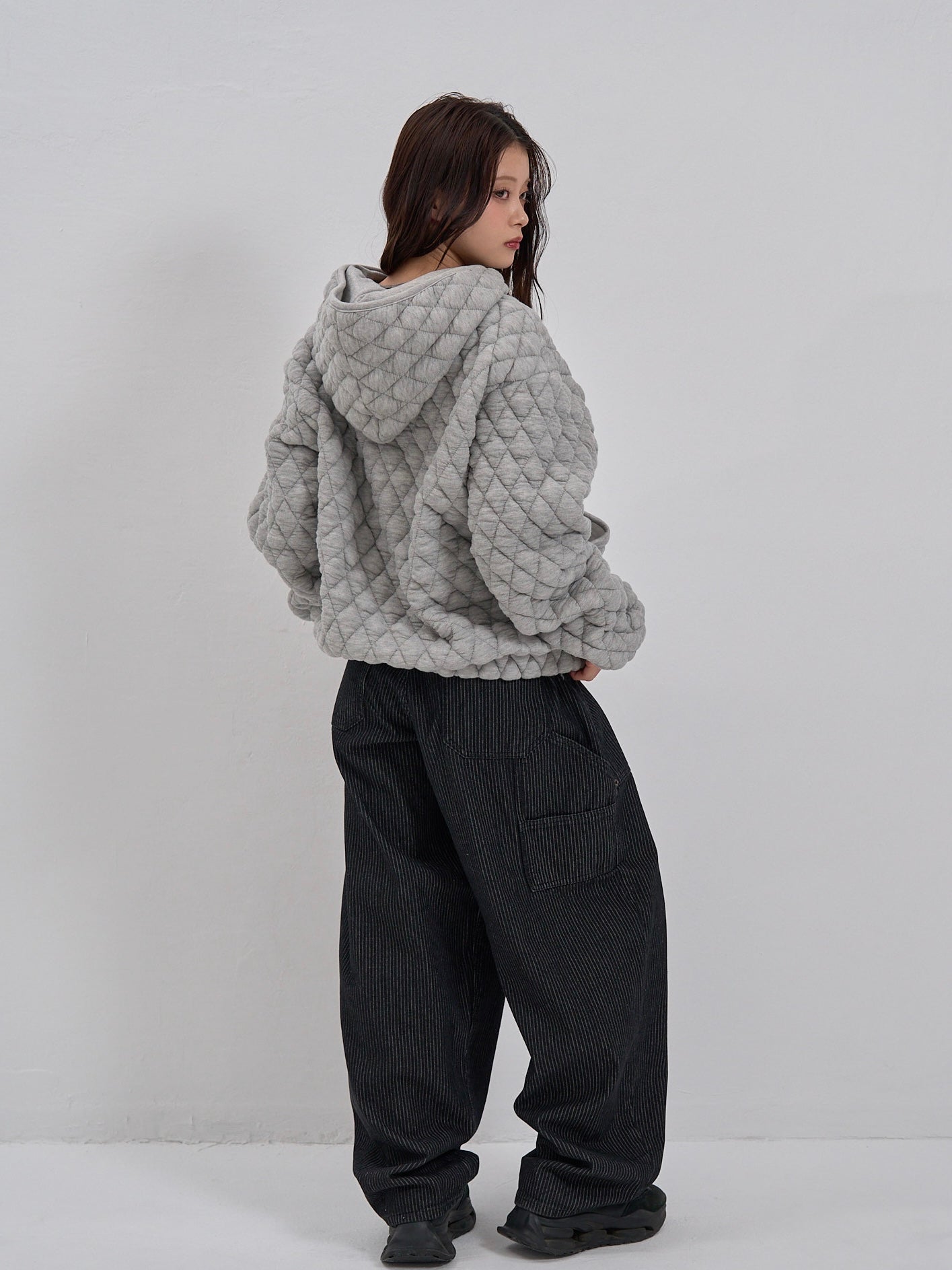 soft quilting hoodie