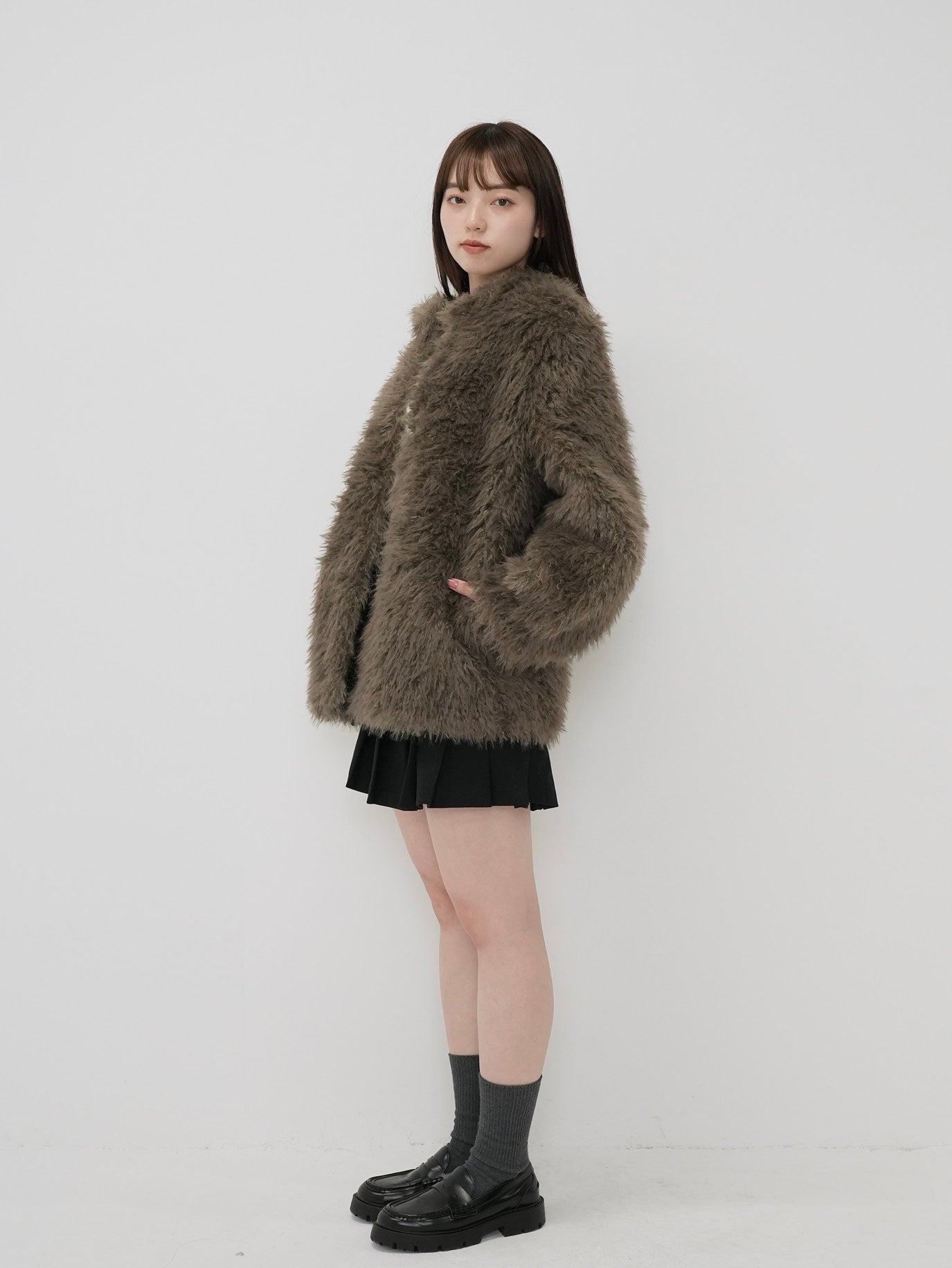 faux fur coat