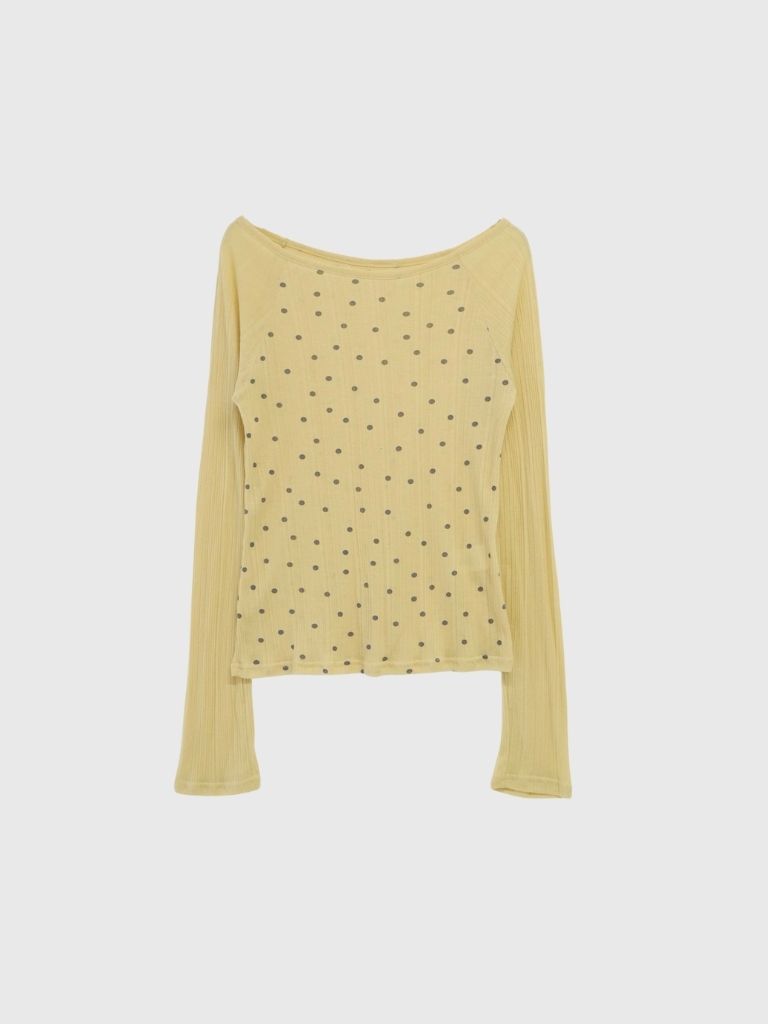 light dot raglan tops