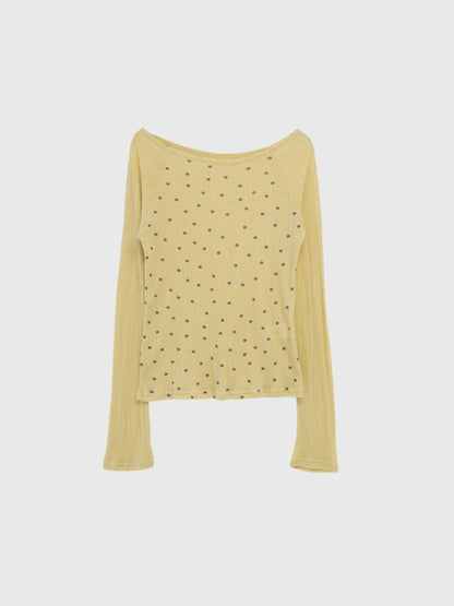 light dot raglan tops