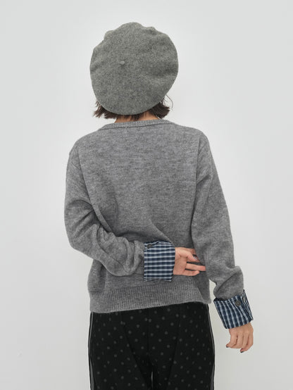 check shirt knit