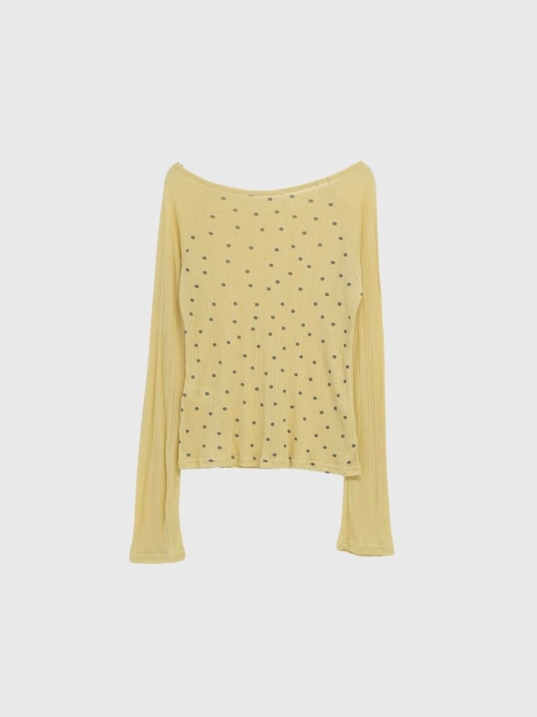 light dot raglan tops