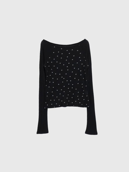 light dot raglan tops