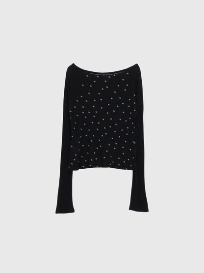 light dot raglan tops