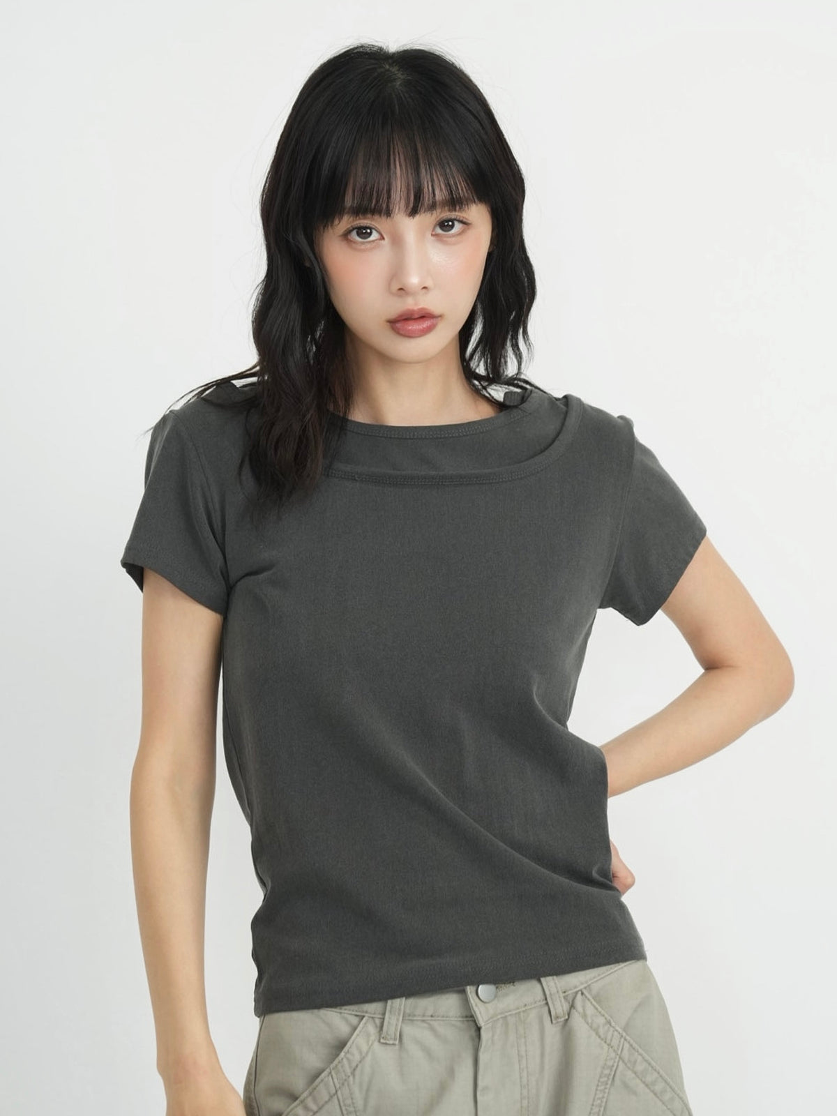 hooded tee tops