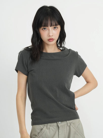 hooded tee tops