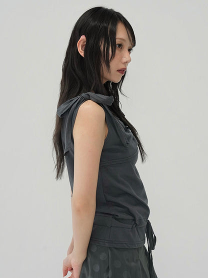 ribbon strap gather tops