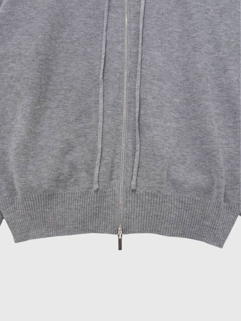 w zip line knit tops