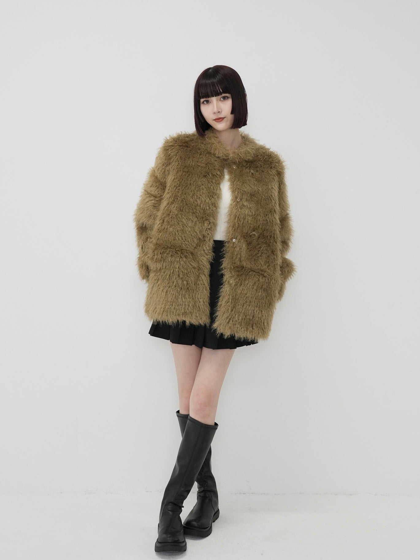 faux fur coat