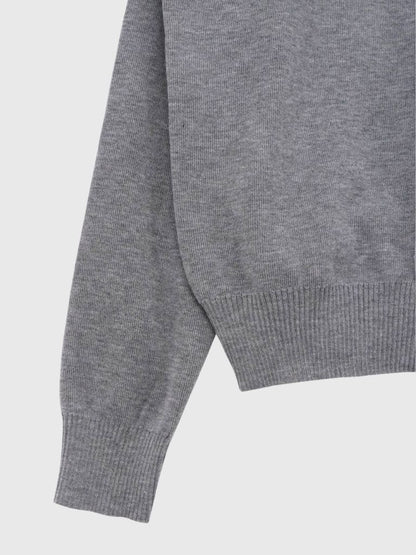 w zip line knit tops