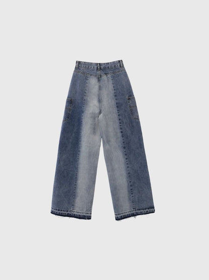 two tone denim