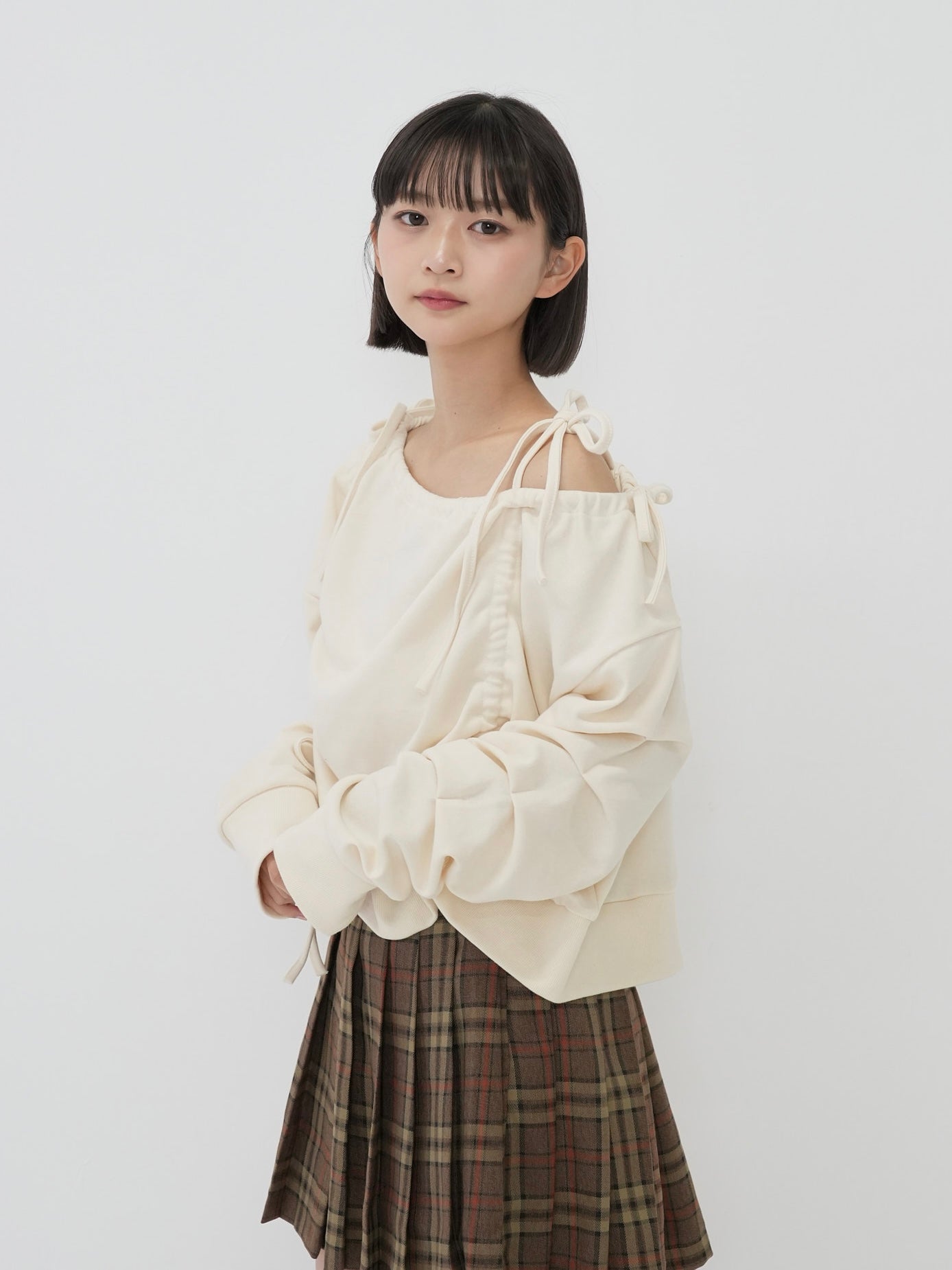 ribbon off shoulder tops