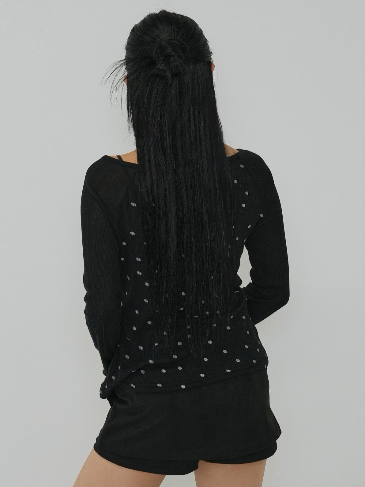 light dot raglan tops