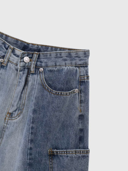 two tone denim