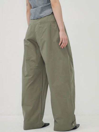 adjust button balloon pants