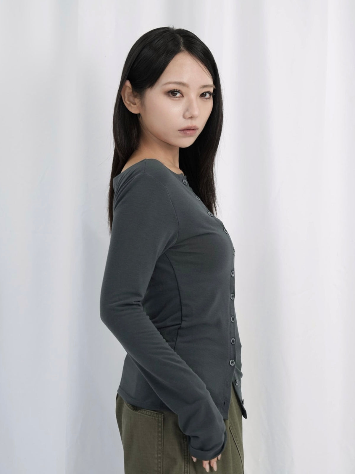 double row button tops