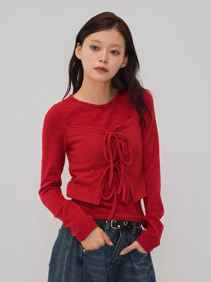 ribbon layered tube tops