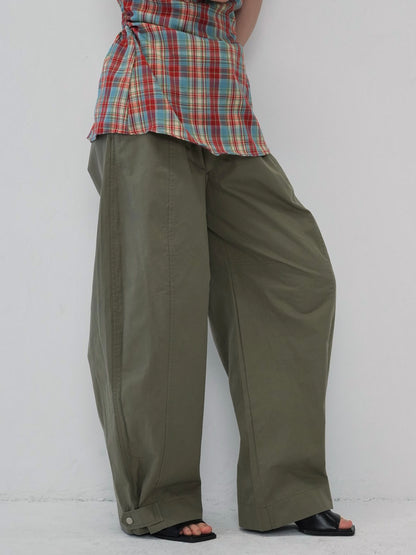 adjust button balloon pants
