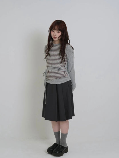 layered border wrap ribbon tops